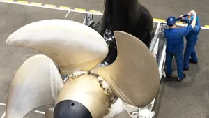 The hydrodynamically optimized design allows the thruster to produce maximum steering forces and enables top values in terms of overall efficiency and course keeping ability, Schottel says ©Schottel