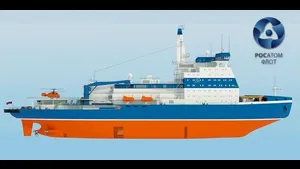 Icebreaker LK-60: Image credit Rosatomflot