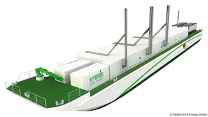 Keel Laid for First LNG Hybrid Barge