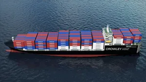 Construction Starts on Crowley’s 2nd LNG ConRo Ship
