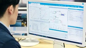 Image of processing a simulation - Credit: NYK
