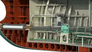 Water Lubricated Propeller Shaft Bearings Reduce Fuel Use -Study
