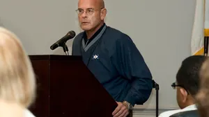 Ingalls Shipbuilding President Addresses STEM Presentation: Photo credit HII