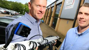 James Thwaites (left) and Lee Willmott celebrate CMR securing five-figure investment funding from Innovate UK (Photo: CMR Group)
