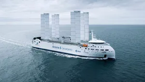 Jifmar-group-library.jpg The 121 metres long Canopée vessel with its hybrid propulsion of two diesel engines and four OceanWings®.
© Jifmar Group Library / Tom Van Oossanen