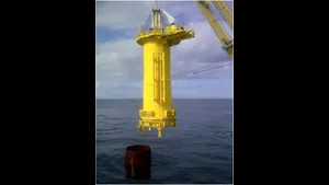 Offshore Wind Farm: Foundation Installed at Anholt, Denmark