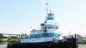 M/V Karen Koby, was fitted with twin ABS-certified S12R-Y2MPTK Mitsubishi engines 