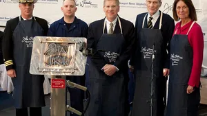 SSN 785 Keel-laying ceremony: Photo credit HII
