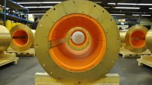 The largest COMPAC bearing to be supplied to the commercial ship sector (Photo: Thordon Bearings)