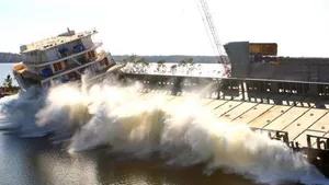 OSV Launch : Photo courtesy of Eastern Shipbuilding 