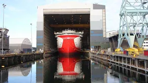 Launching Seven Viking: Image credit Ulstein