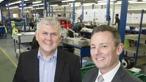 L to R -  Lawrence Brown of Royston and Neil Wilkinson of CMR (Photo CMR)