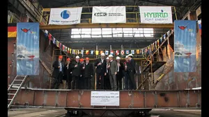 Keel laying ceremony