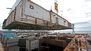 Lifting the Module: Photo credit HII