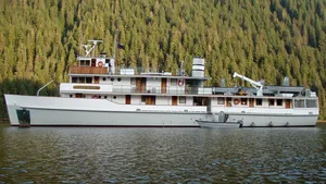 The V/V LISERON in Southeast Alaska. Courtesy of The Boat Company