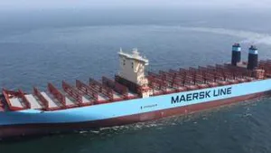Maersk Triple E Class vessel (Photo courtesy of Trelleborg)