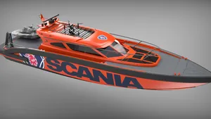 Marell Boats, Scania Develop Hybrid Interceptor
