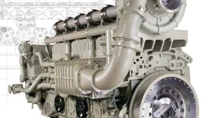 L250 Marine Diesel Engine: Photo courtesy of GE Marine