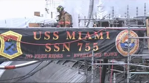 Fire-damaged Sub 'USS Miami' US$450 Repair Cost