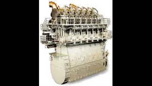 Mitsubishi-UE Diesel Engine(6UEC85LSII): Mitsubishi-UEC diesel engine was developed by us in1955. The Mitsubishi UEC series low-speed marine diesel engines are long range of ship types, including handymax and panamax bulk carriers, multi purpose cargo ships.