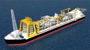 Model HHI FPSO: Image credit HHI