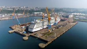 Norwegian Breakaway at Damen Shiprepair Brest (Photo: Damen)