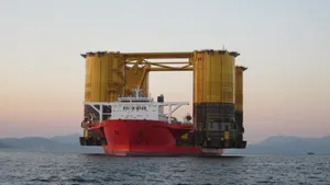 'Olympus' TLP Underway: Photo credit Shell Offshore 