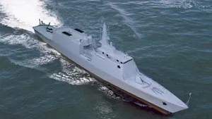 New Patrol Boat: Artist's impression courtesy of Indian Navy