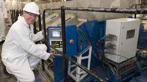 Philip Dunne powers up HMS Queen Elizabeth for the first time (Photo: Aircraft Carrier Alliance)
