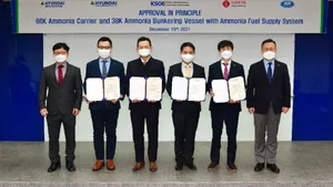 KR Awards AIP for Two Green Ammonia-fueled Vessels