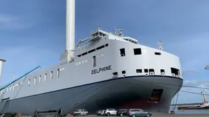 CLdN Car Carrier Fitted with Rotor Sails