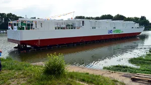 LNG Hybrid Barge Launched