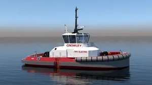 Crowley eWolf Electric Tugboat to Feature Schottel Propulsion