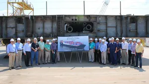Keel Laid for Crowley’s 2nd LNG ConRo Ship