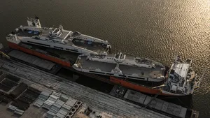 All-electric Ferries Depart Damen Shipyards Galati for Ontario, Canada