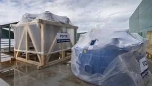 First Ever Electric Voith Schneider Propellers Ready to Be Installed
