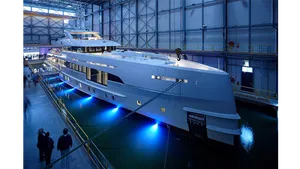New Fast Displacement Yacht is First with Hybrid Propulsion