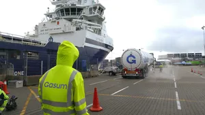 Island Offshore PSV Running on Biofuel