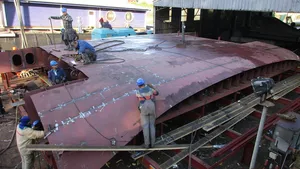 First Carrousel-RAVE Tug Under Construction in Hamburg