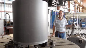 Photo: Vesconite: Fast Turnaround on Rudder Bearings