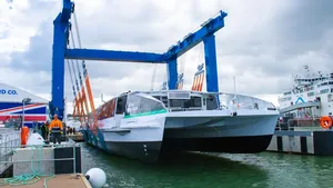 Wight Shipyard Launches Hybrid Ferry for Uber Boat by Thames Clippers
