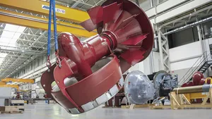 The new position in the tail of the nozzle not only shields the anodes, but also offers additional operational potential as it contributes to the optimal hydrodynamic flow of the nozzle. (Photo: SCHOTTEL)