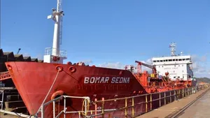 Product Tanker 'Bomar Senda' in A&P's Drydock: Photo credit A&P Falmouth