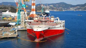 Ramform Seismic Survey Ship: Photo courtesy of MHI