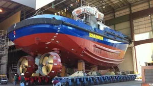 Trinity Offshore Launches RAstar 3100 Class Escort Tug