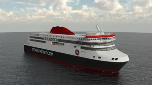 Rendering of the new IOMSP ferry Manxman (Image: IOMSP & Houlder)