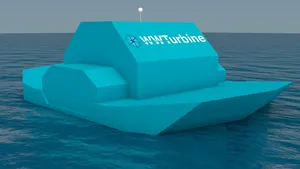 Rendering of WWT's self-floating power plant