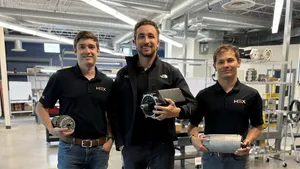 Left to right: H3X Co-Founders Max Liben, CTO; Jason Sylvestre, CEO; and Eric Maciolek, President. (Photo: H3X)