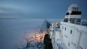 Ob River Transit of NSR: Photo credit Gazprom Group