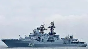 Russian Destroyer 'Admiral Panteleyev': Photo credit Russian Navy